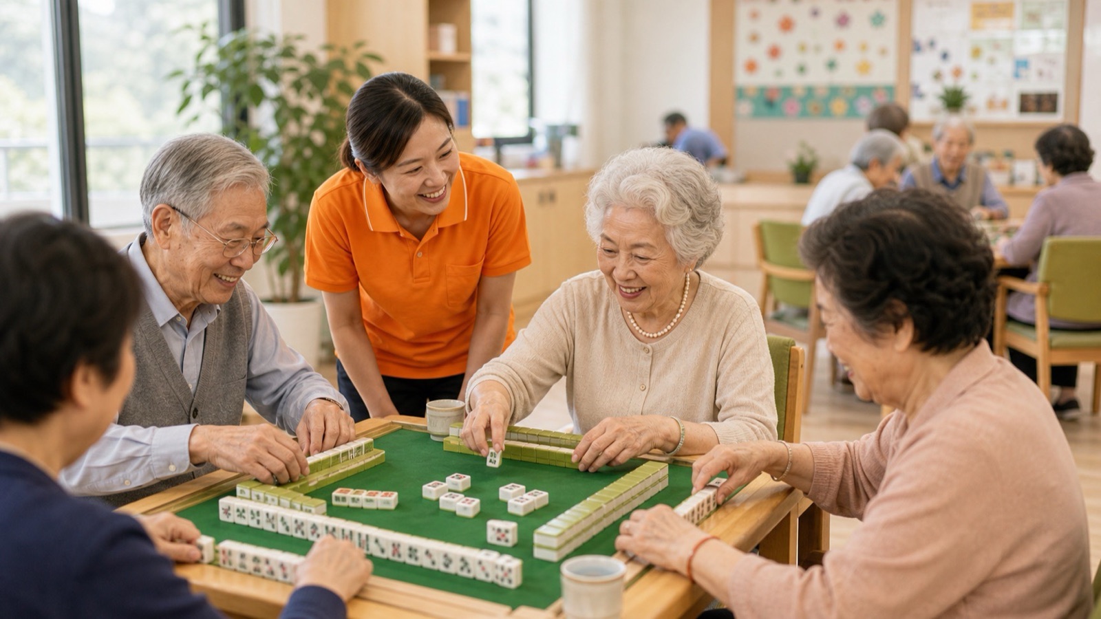 下午桌遊與麻將活動